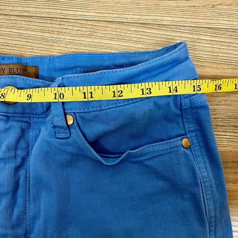 Judy Blue High Waist Crop Wide Leg Women's Blue Jeans Size 11/30 Style#JB88843 C - Picture 5 of 9